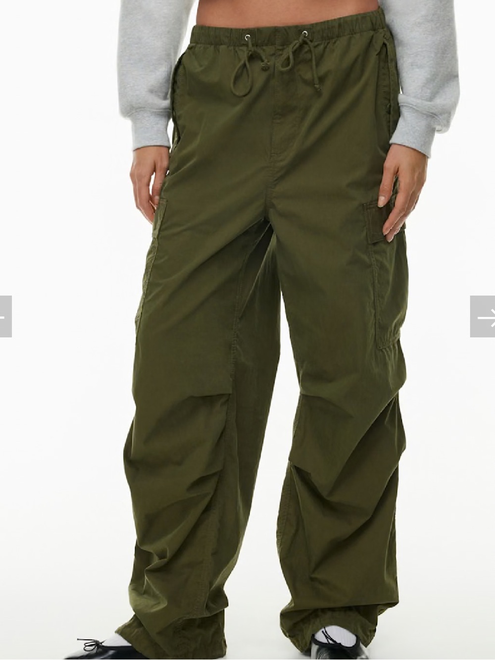 TNA Aritzia MulleinSquad Pocket Parachute Pants